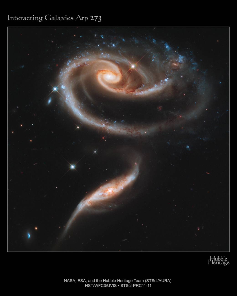 Logo energeia universalis galaxie arp 273